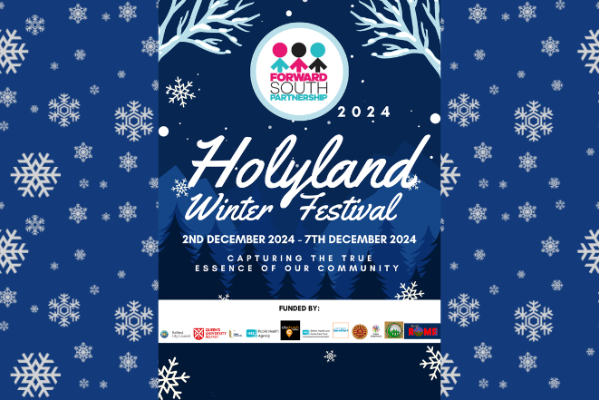 Main slide promoting Holyland Winter Festival